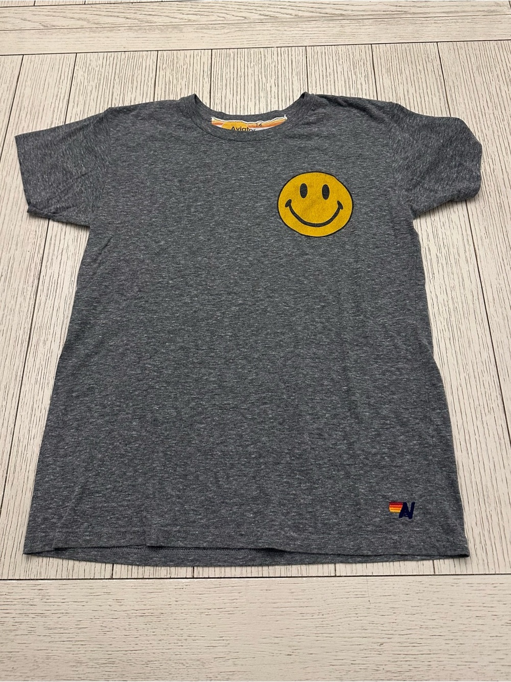 Aviator Nation Smiley Tee Kids Size 14